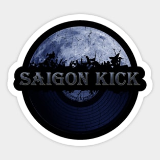 Saigon Kick blue moon vinyl Sticker